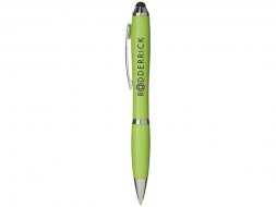 Ручка-стилус шариковая Nash, лайм