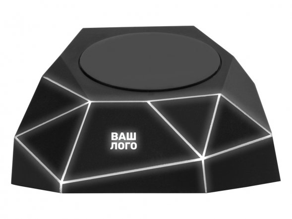 Док-станция Geo Dock с быстрой беспроводной зарядкой, черный с белой подсветкой. XOOPAR (P) 