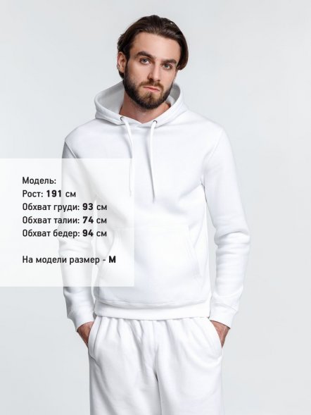 Худи унисекс Phoenix, белое 