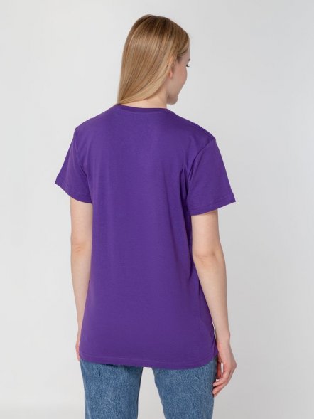 Футболка унисекс T-Bolka 160, фиолетовая 