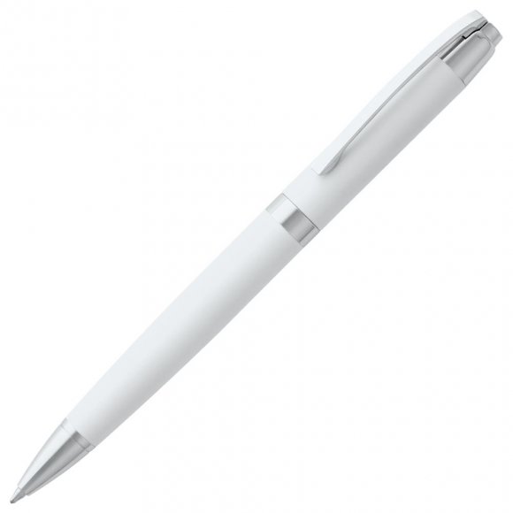Ручка шариковая Razzo Chrome, белая 