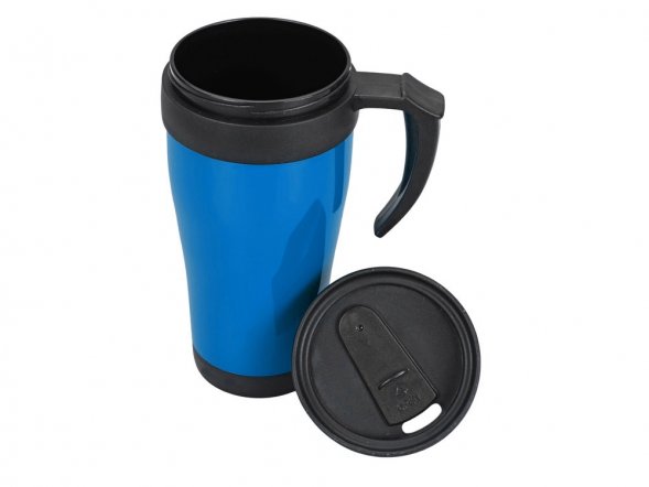 Кружка с термоизоляцией Silence 350мл, голубой 