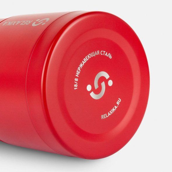 Термос для еды Relaxika 500, красный 