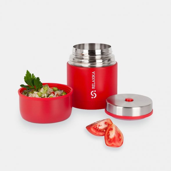 Термос для еды Relaxika 500, красный 