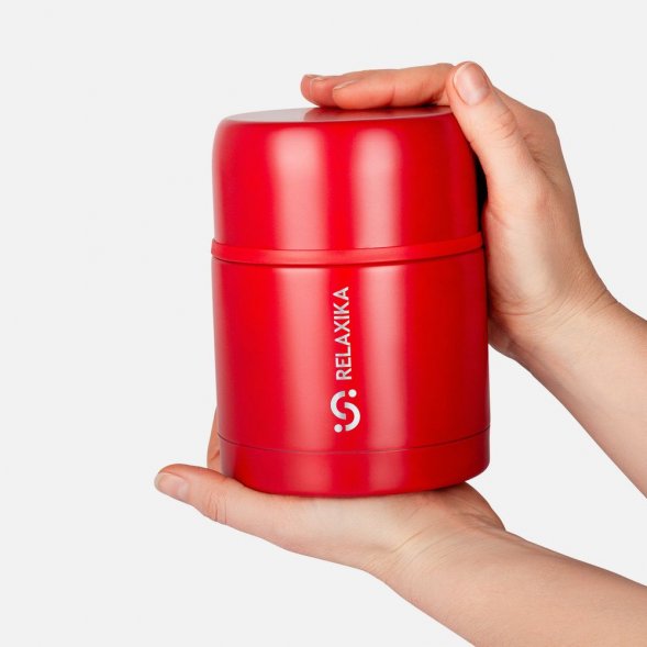 Термос для еды Relaxika 500, красный 