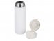 Вакуумная термокружка Waterline c кнопкой Guard, 400 мл, тубус, белый 