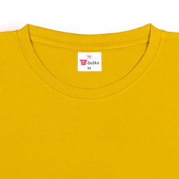 Футболка унисекс T-Bolka 180, желтая