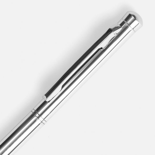 Ручка шариковая Hotel Ferra, серебристая 