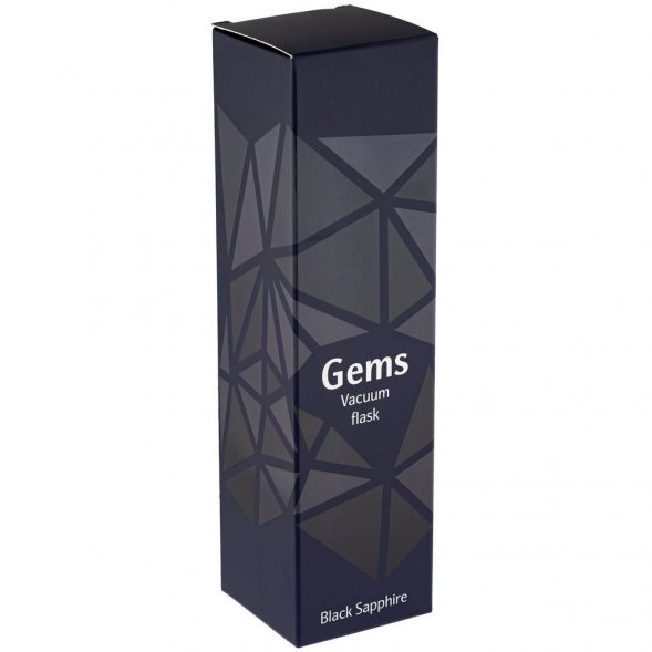 Термос Gems Black Sapphire, сапфир (синий) 
