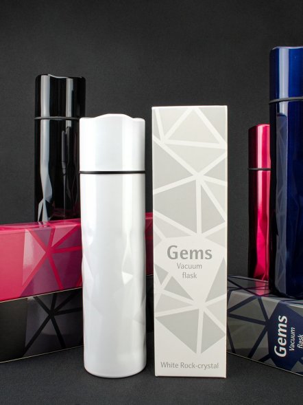 Термос Gems Black Sapphire, сапфир (синий) 