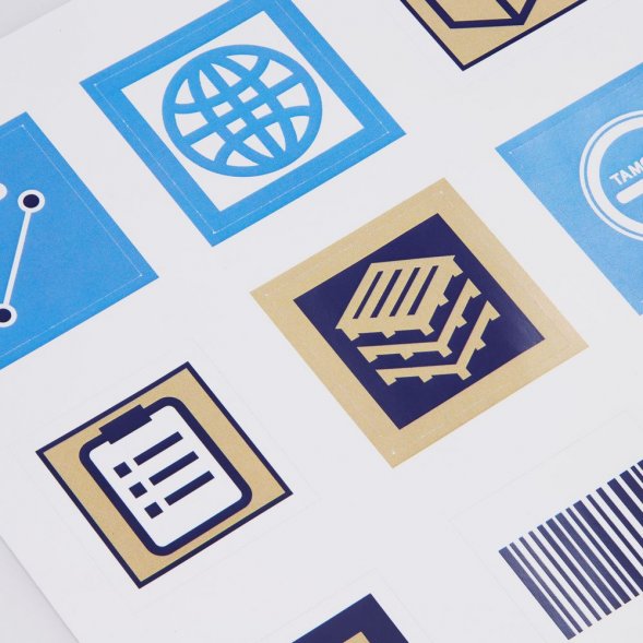 Стикерпак бумажный Industry, логистика 