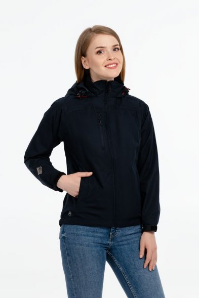 Ветровка женская Stratus, темно-синяя 