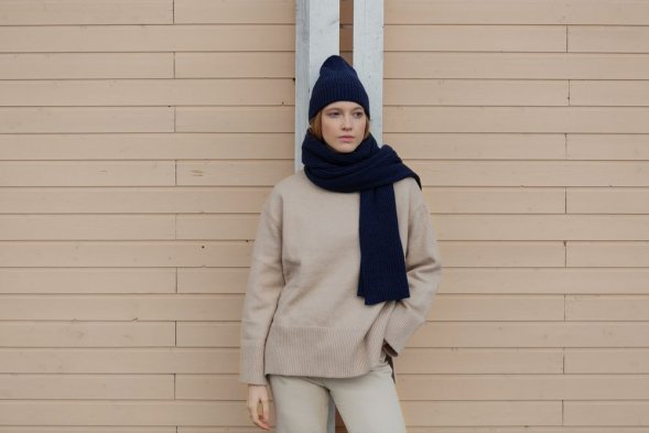 Шарф Alpine, синий 