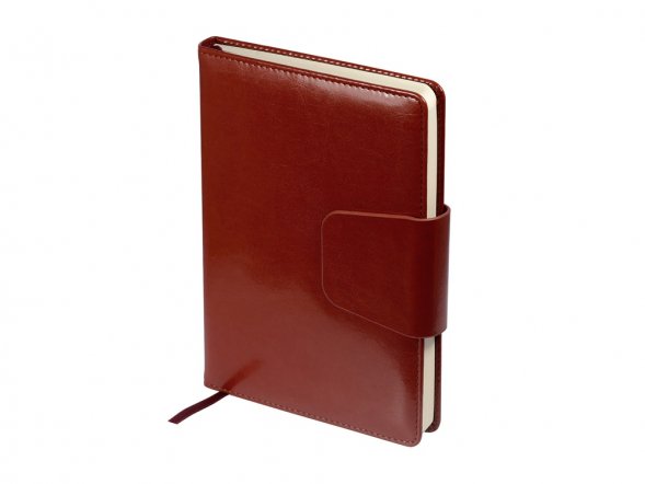 Ежедневник А5 недатированный Prestige, бордовый 