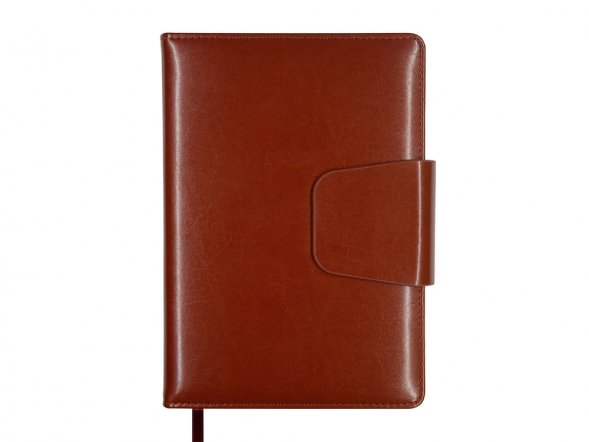 Ежедневник А5 недатированный Prestige, бордовый 