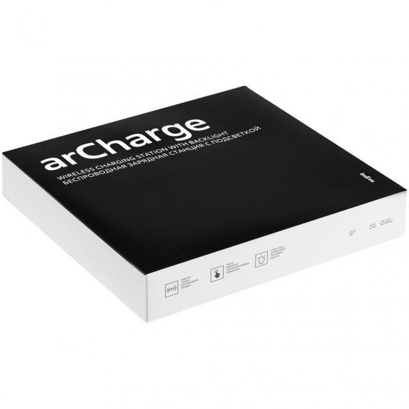 Cтанция для беспроводной зарядки с подсветкой arCharge, белая 