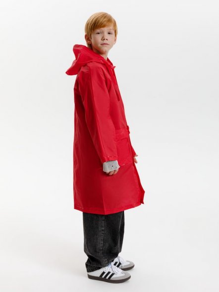 Дождевик детский RainDrop Kids, красный 