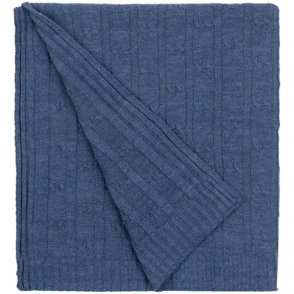 Плед Trenza, синий 