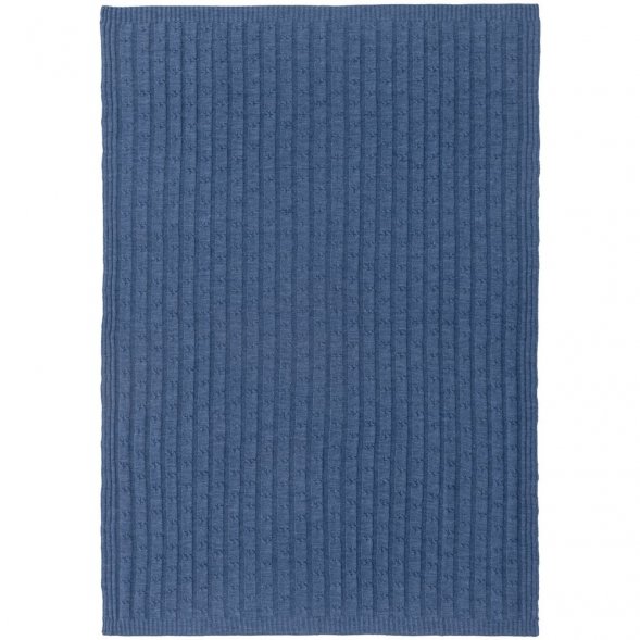 Плед Trenza, синий 