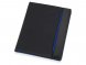 Папка для документов Делос, черный/синий 