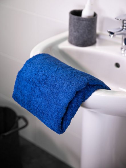 Полотенце Odelle, большое, ярко-синее 