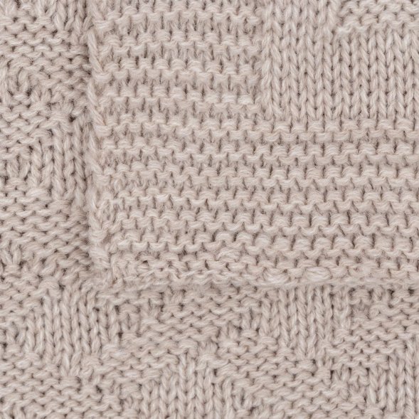 Плед Snippet, бежевый меланж 