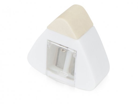 Точилка с ластиком Easy duo, белый 