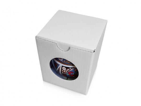 Шар Новогодний d8 см стиль Пэчворк Новогодняя сказка 