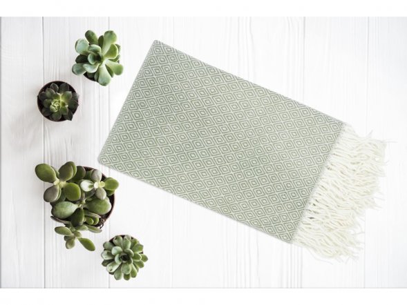 Летнее одеяло Zinnia, зеленый 