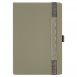 Ежедневник Alpha недатированный, серый/бирюзовый