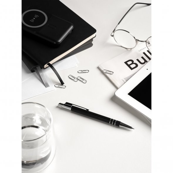 Шариковая ручка City, черная 