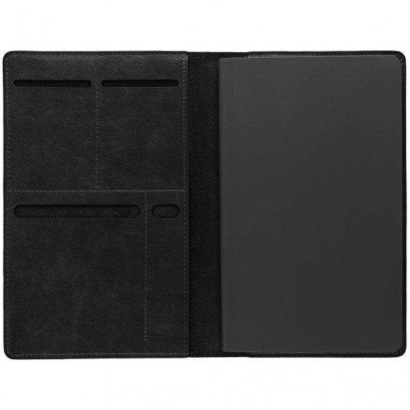 Еженедельник-портфолио Remini, недатированный, черный 