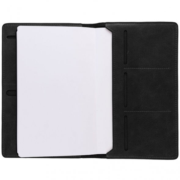 Еженедельник-портфолио Remini, недатированный, черный 