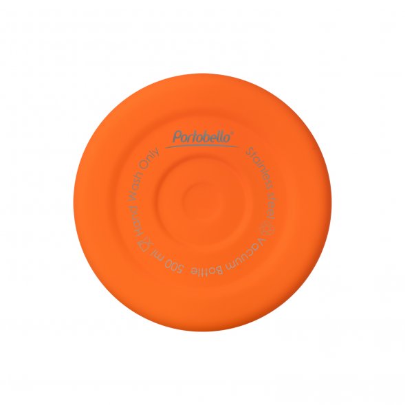 Термобутылка вакуумная герметичная Prima, оранжевая 