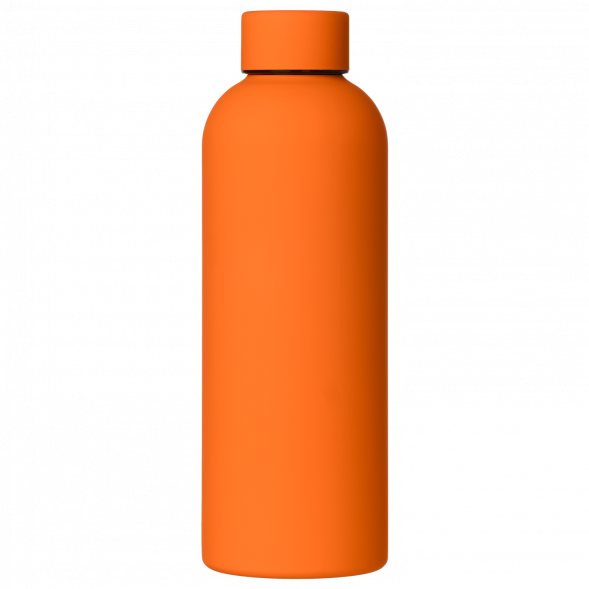 Термобутылка вакуумная герметичная Prima, оранжевая 