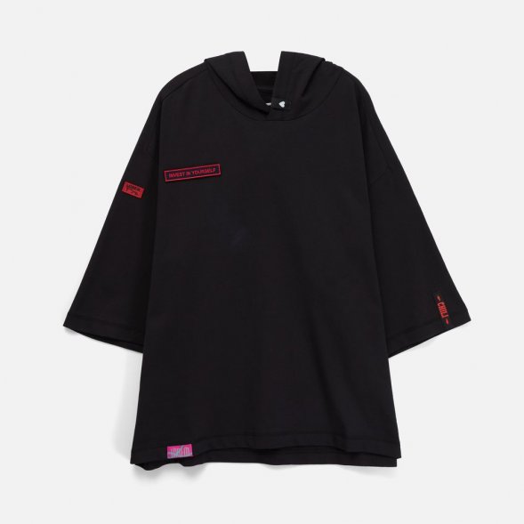 Лейбл тканевый Epsilon, S, черный 