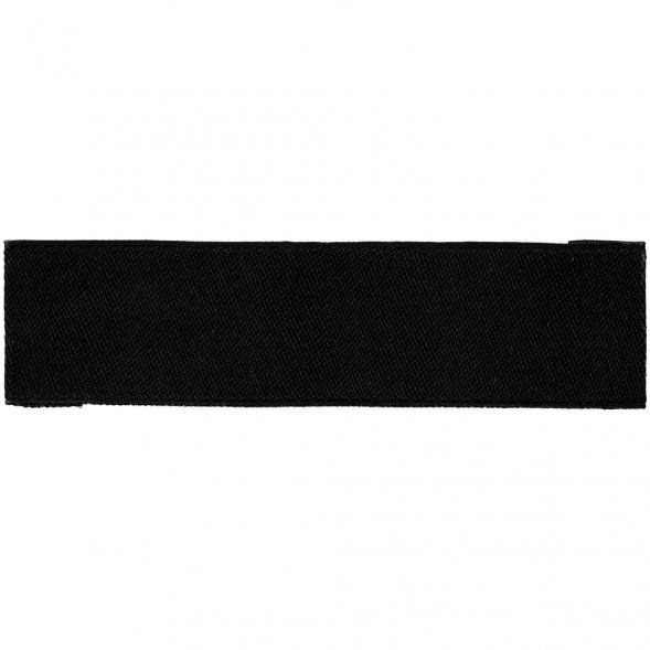 Лейбл тканевый Epsilon, S, черный 