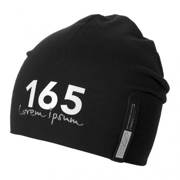 Лейбл тканевый Epsilon, S, черный 