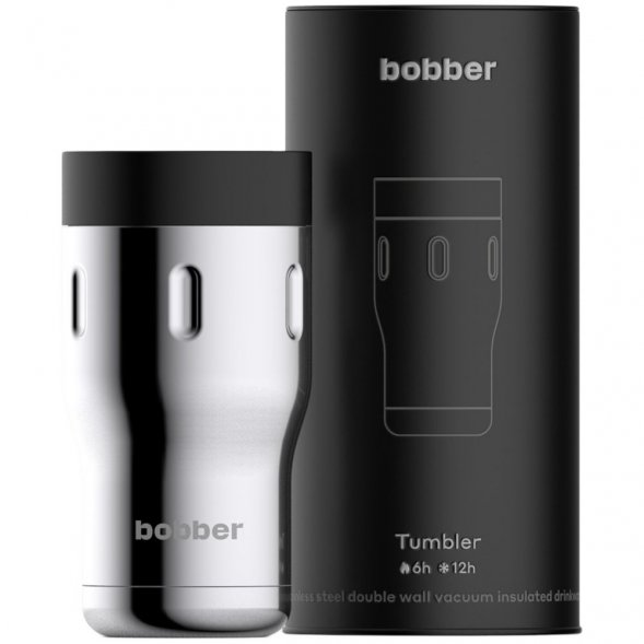 Термостакан Tumbler 350, вакуумный, стальной зеркальный 