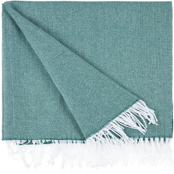 Плед «Гирвас», зеленый 