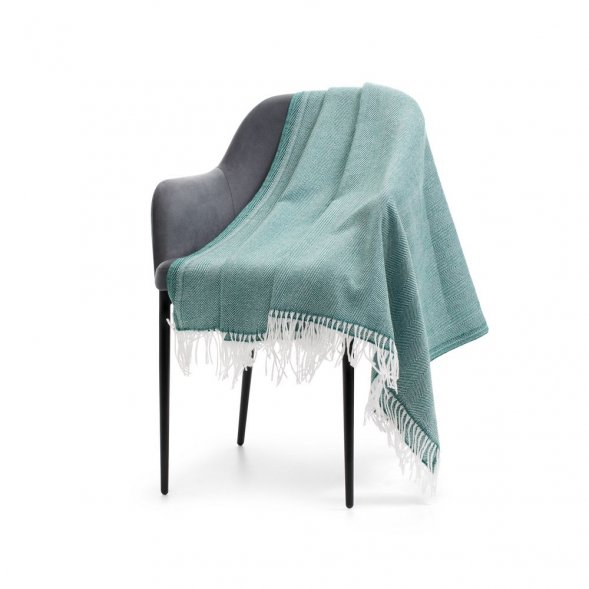 Плед «Гирвас», зеленый 