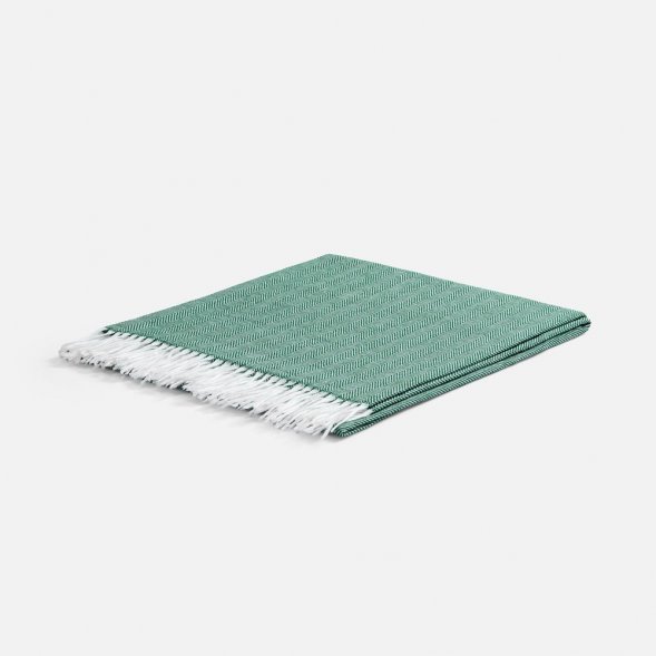 Плед «Гирвас», зеленый 