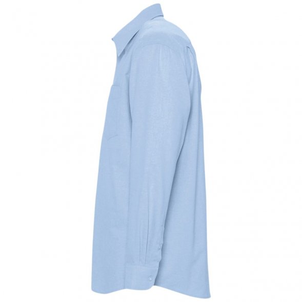 Рубашка мужская с длинным рукавом Boston, голубая 