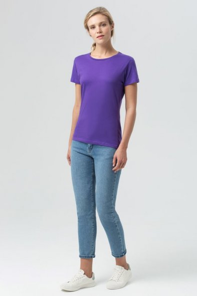 Футболка женская Miss 150, темно-фиолетовая 
