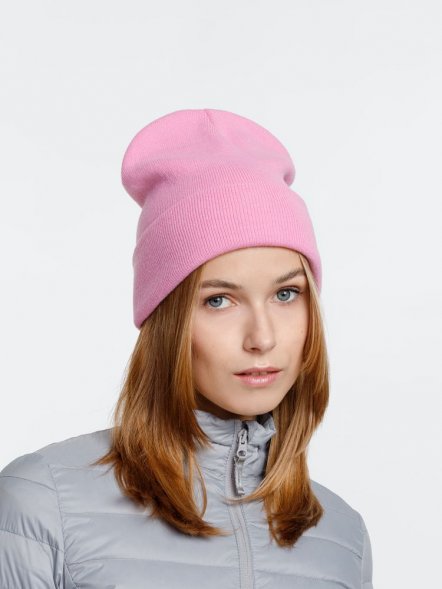 Шапка Urban Flow, пыльно-розовая 