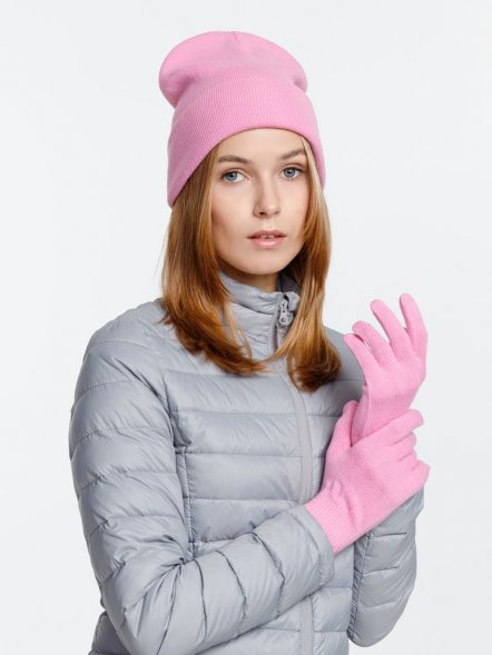 Шапка Urban Flow, пыльно-розовая 