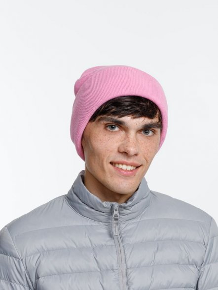 Шапка Urban Flow, пыльно-розовая 