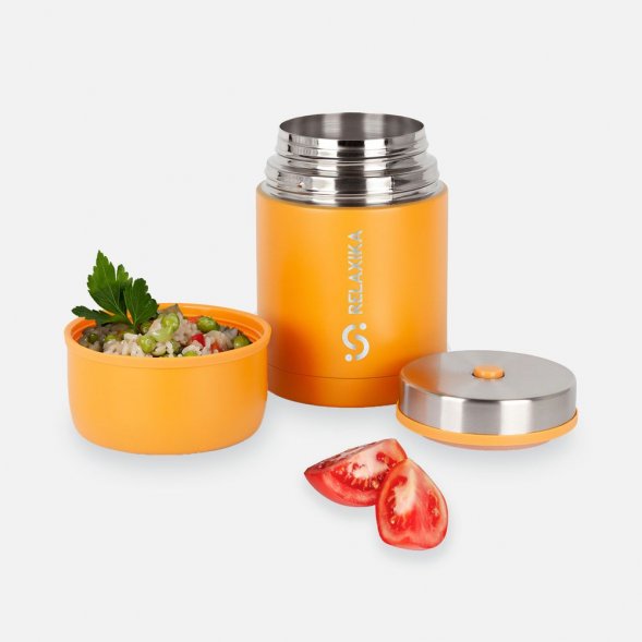 Термос для еды Relaxika 700, желтый 