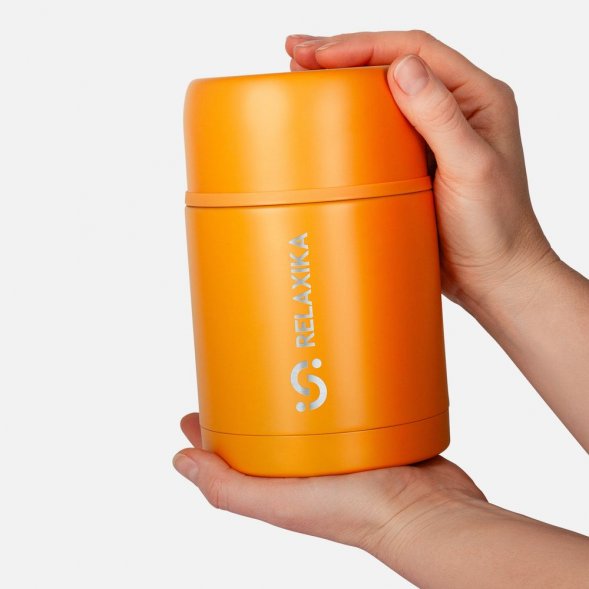 Термос для еды Relaxika 700, желтый 
