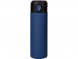 Вакуумная термокружка Waterline c кнопкой Guard, 400 мл, тубус, темно-синий 